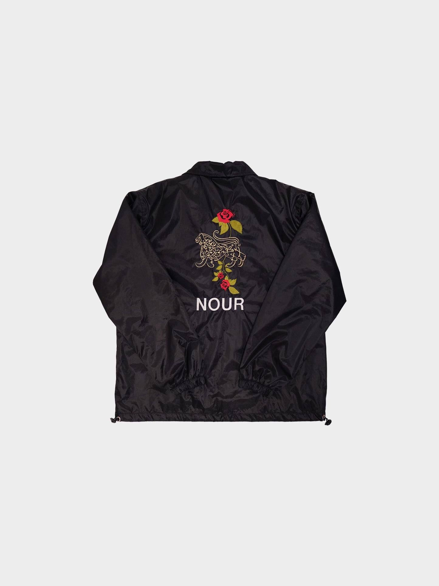 Lion of Allah Embroidery Coach Jacket