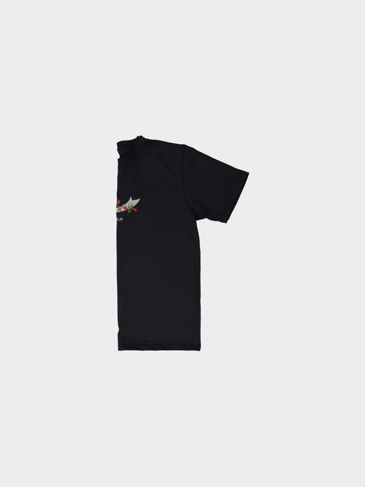Signature Embroidery Zulfiqar Premium Heavyweight T-Shirt: Black